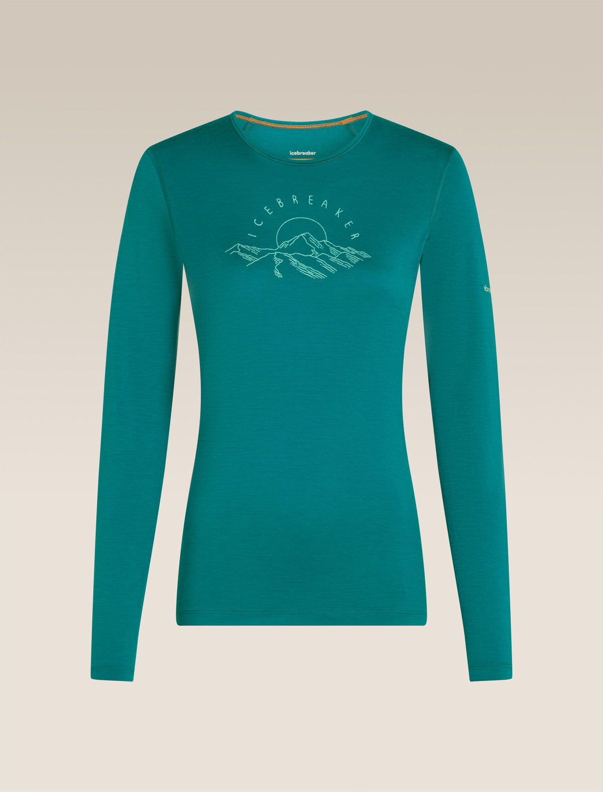 Women’s Merino 200 Oasis Long Sleeve Crewe Sunrise Summit Tidal teal - 7