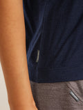 Women’s Merino 150 Tech Lite Short Sleeve Relaxed V Neck T-Shirt Midnight Navy - 6