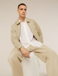 Unisex Merino Cotton Twill Shirt Jacket Safari - 1