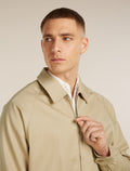 Unisex Merino Cotton Twill Shirt Jacket Safari - 12