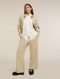Unisex Merino Cotton Twill Shirt Jacket Safari - 22