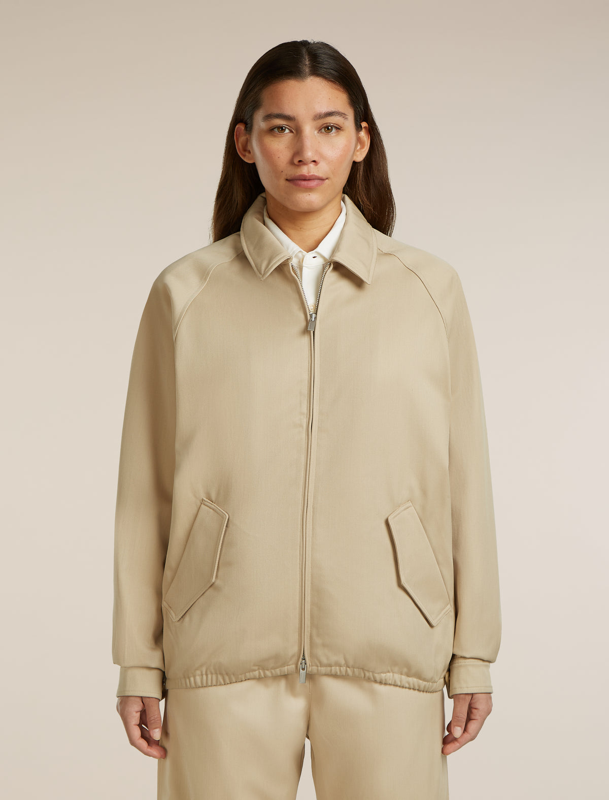Unisex Merino Cotton Twill Shirt Jacket Safari - 4