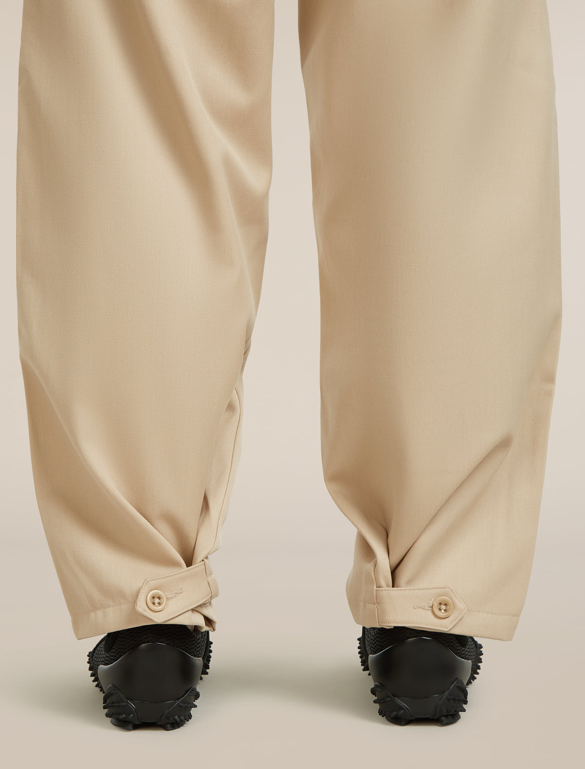 Unisex Merino Cotton Twill Adjustable Pants Safari - 14