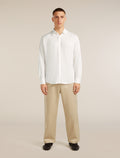 Unisex Merino Cotton Twill Adjustable Pants Safari - 9