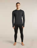 Men’s 200 MerinoFine™ Ace Long Sleeve Crewe Jet Hthr - 3