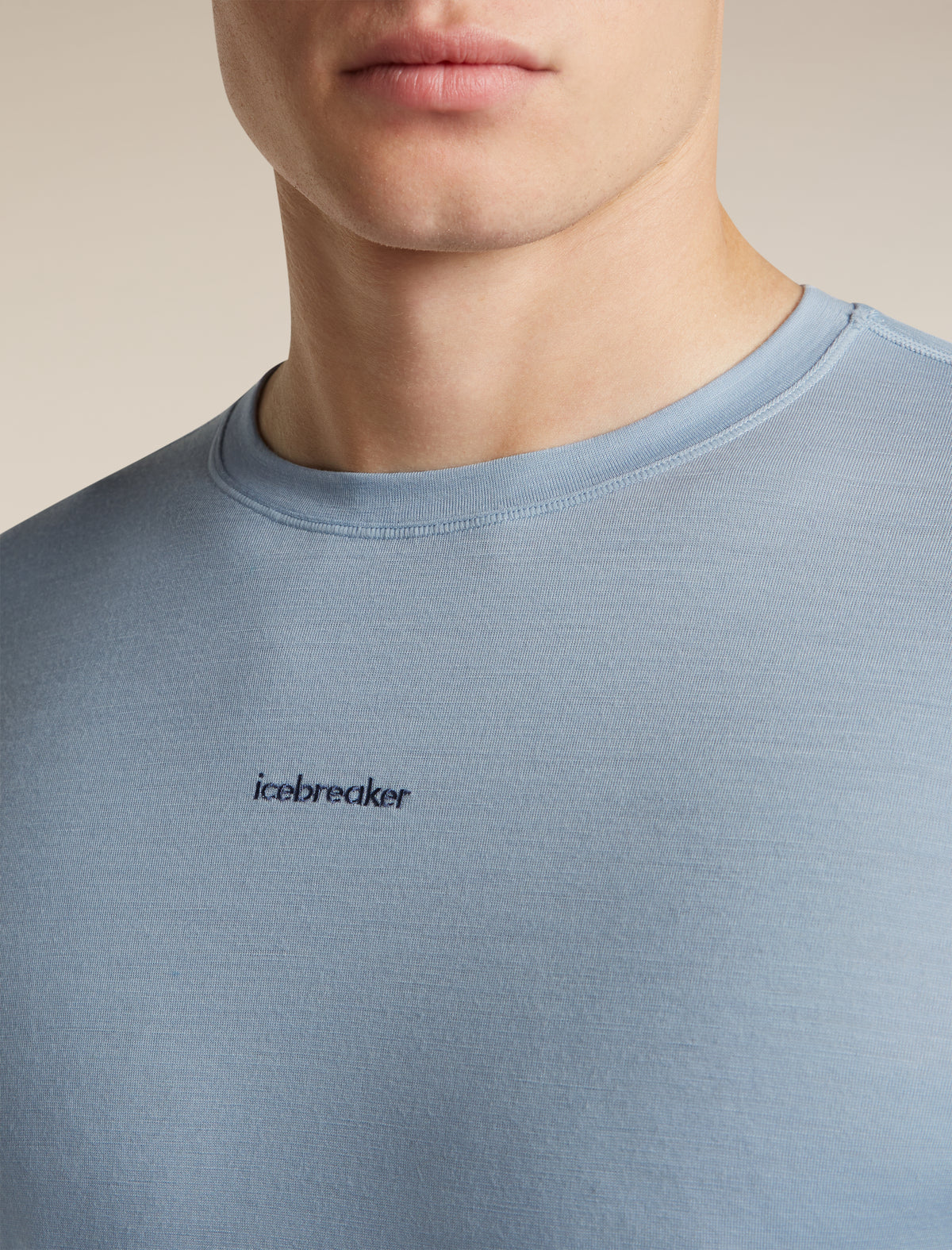 Men's 200 MerinoFine™  Ace Long Sleeve Crewe Zinc Blue - 7