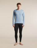 Men's 200 MerinoFine™  Ace Long Sleeve Crewe Zinc Blue - 3