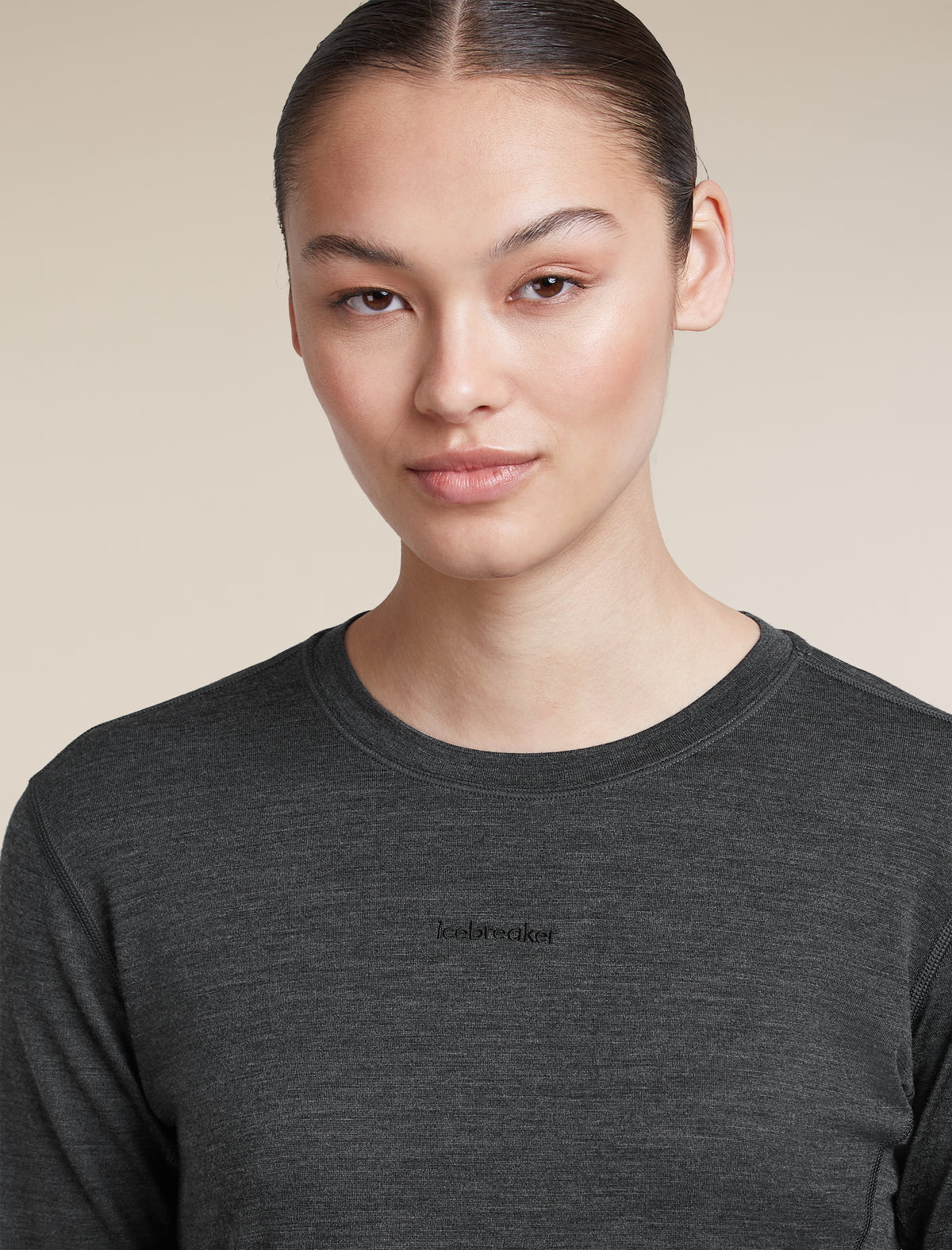Women’s 200 MerinoFine™ Ace Long Sleeve Crewe Jet Hthr - 6