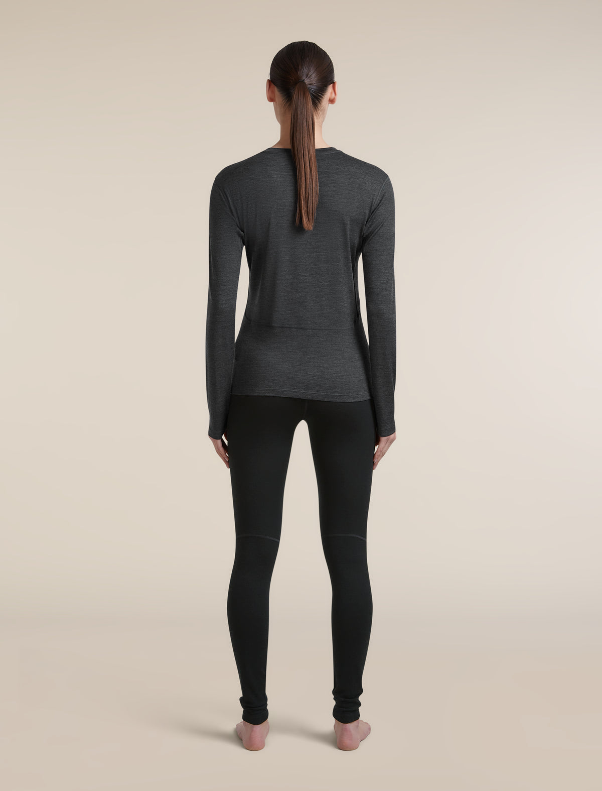 Women’s 200 MerinoFine™ Ace Long Sleeve Crewe Jet Hthr - 7