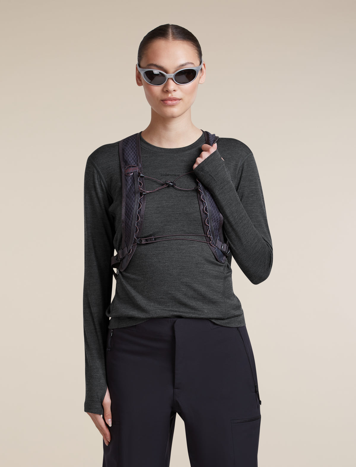 Women’s 200 MerinoFine™ Ace Long Sleeve Crewe Jet Hthr - 5
