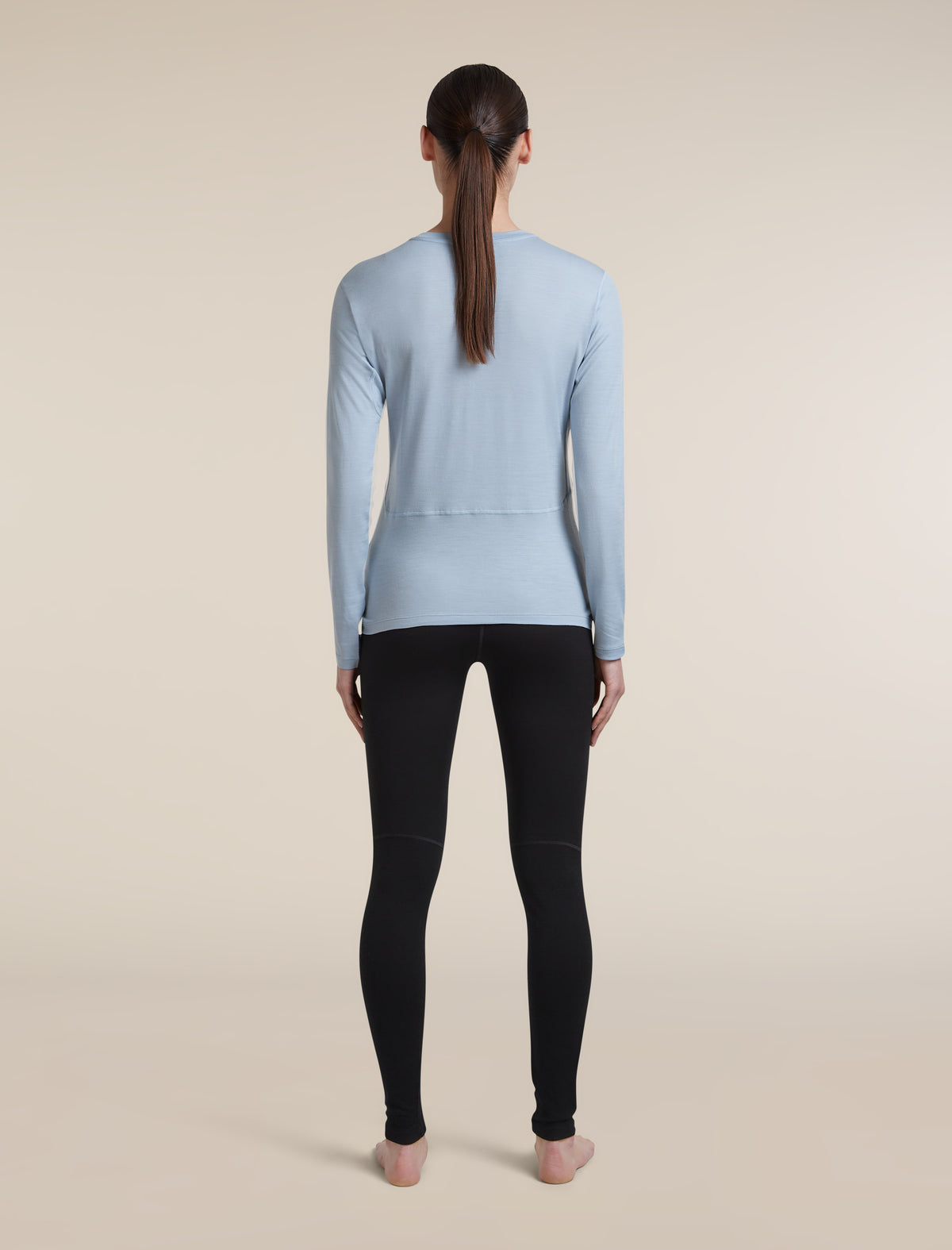 Women's 200 MerinoFine™  Ace Long Sleeve Crewe Zinc Blue - 8