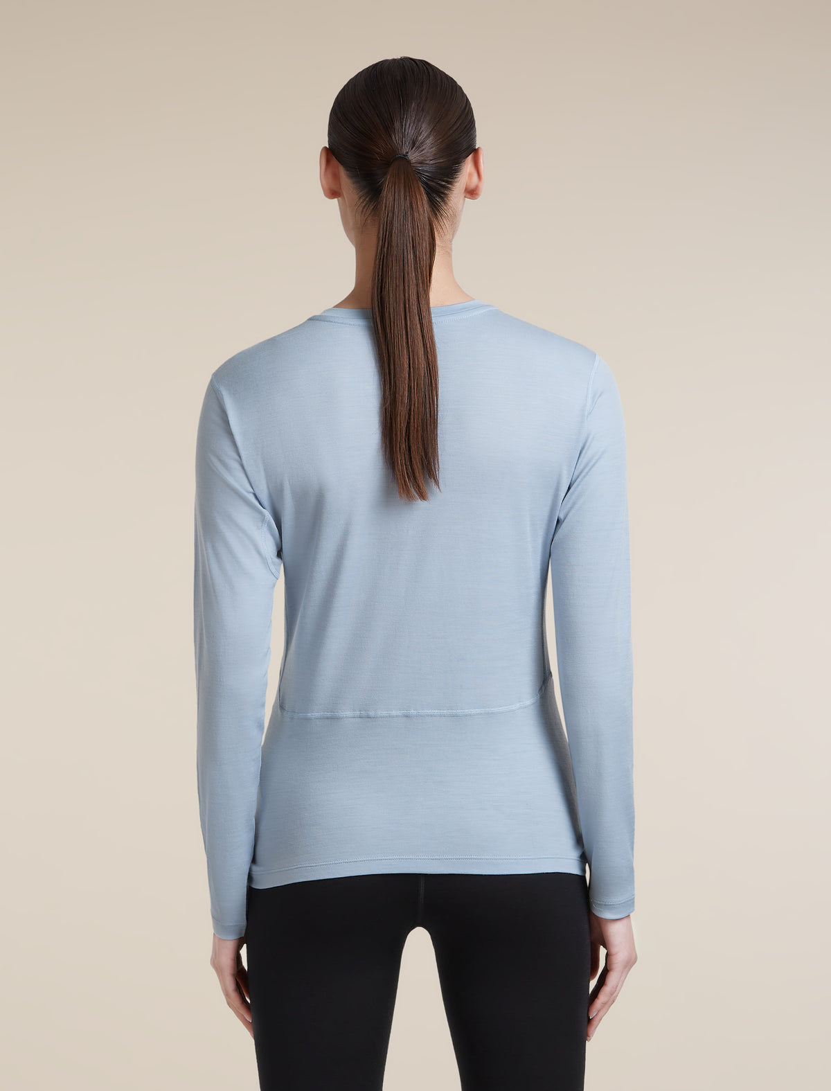 Women's 200 MerinoFine™  Ace Long Sleeve Crewe Zinc Blue - 2
