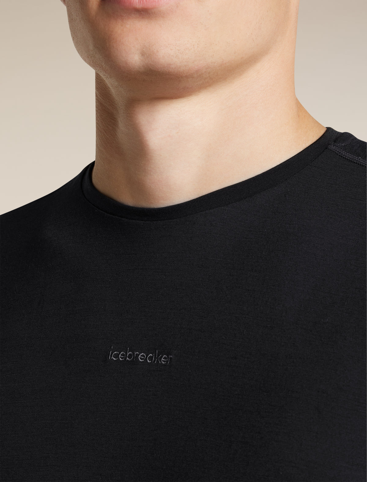 Men's Merino Blend 125 Cool-Lite™ Sphere Short Sleeve T Shirt Colour Block Black/Obsidian - 6