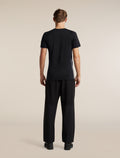 Men's Merino Blend 125 Cool-Lite™ Sphere Short Sleeve T Shirt Colour Block Black/Obsidian - 7