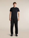 Men's Merino Blend 125 Cool-Lite™ Sphere Short Sleeve T Shirt Colour Block Black/Obsidian - 3