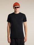Men's Merino Blend 125 Cool-Lite™ Sphere Short Sleeve T Shirt Colour Block Black/Obsidian - 5