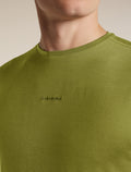 Men's Merino Blend 125 Cool-Lite™ Sphere Short Sleeve T Shirt Colour Block Sphagnum/Dark Loden - 6