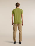 Men's Merino Blend 125 Cool-Lite™ Sphere Short Sleeve T Shirt Colour Block Sphagnum/Dark Loden - 7