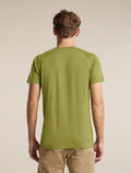 Men's Merino Blend 125 Cool-Lite™ Sphere Short Sleeve T Shirt Colour Block Sphagnum/Dark Loden - 2