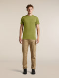 Men's Merino Blend 125 Cool-Lite™ Sphere Short Sleeve T Shirt Colour Block Sphagnum/Dark Loden - 3