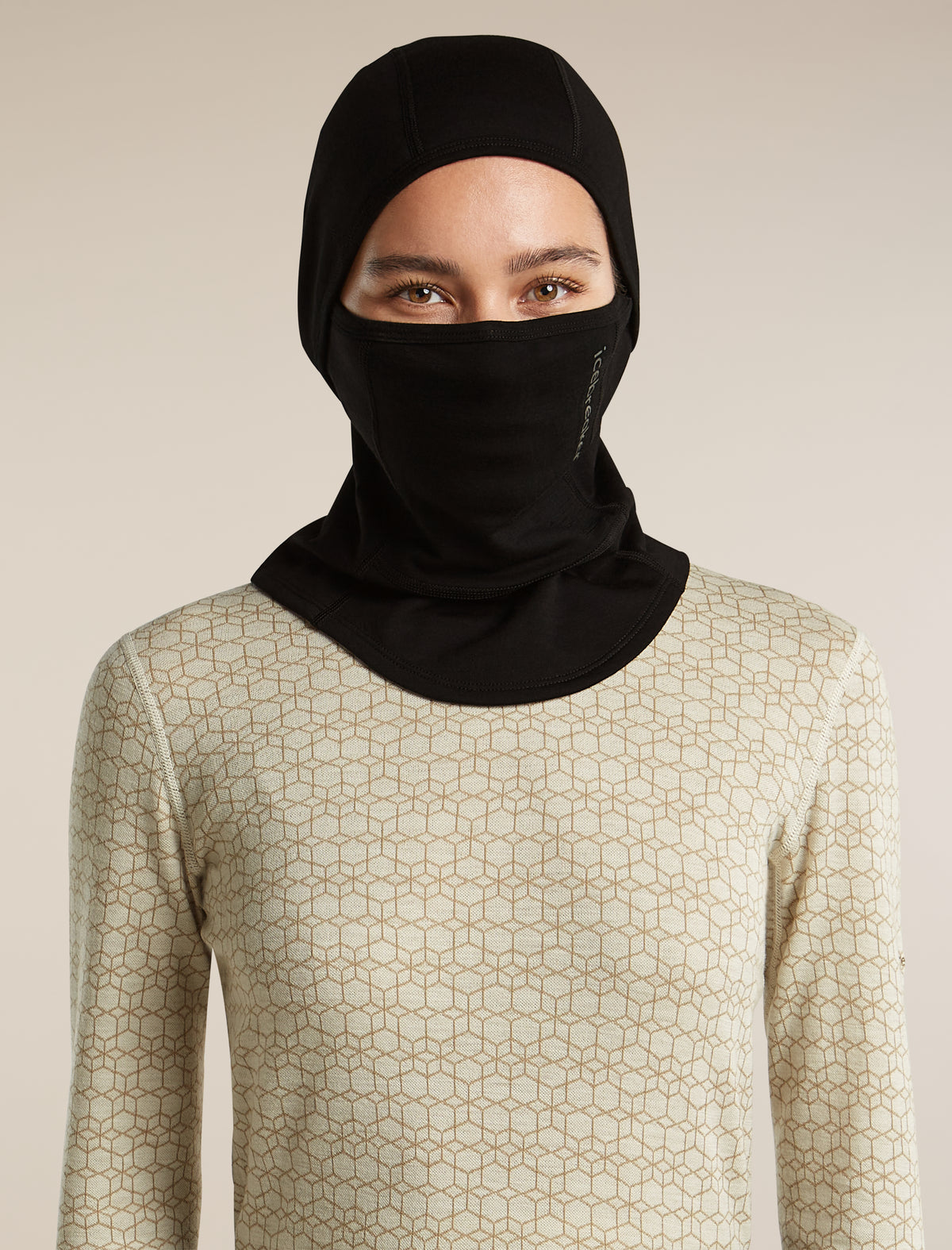 Unisex Merino 360 RealFleece™  Elemental Balaclava Black - 2