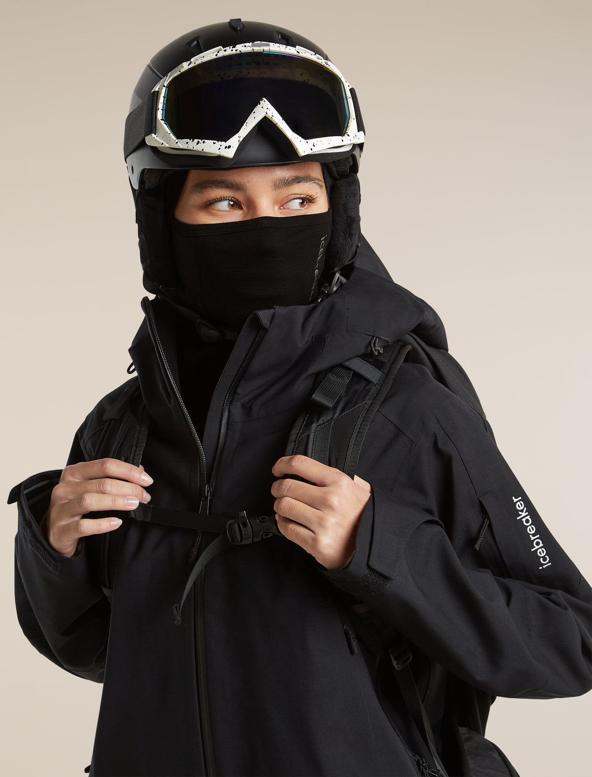 Unisex Merino 360 RealFleece™  Elemental Balaclava Black - 5
