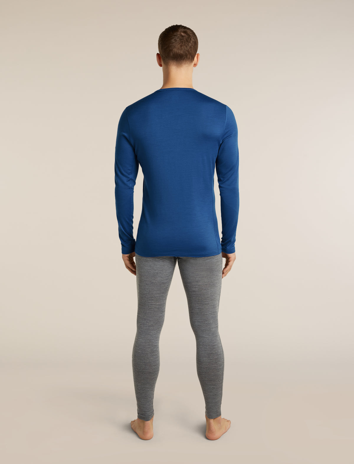 Men's Merino 200 Oasis Long Sleeve Crewe Rising Light Lazurite - 6