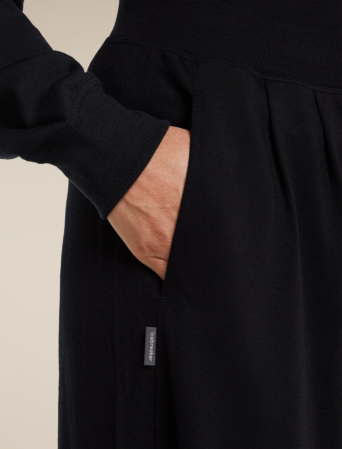 Women's Merino Blend 150 Drift Wide Leg Pants Black - 6