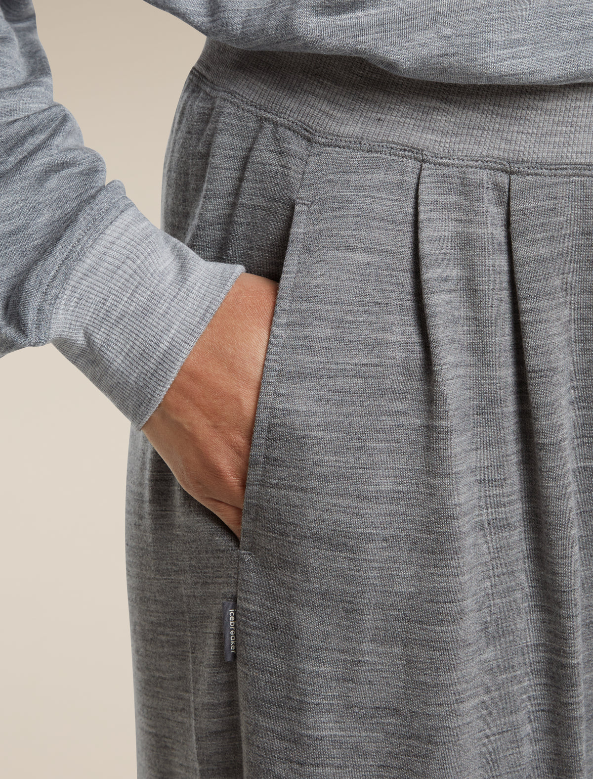 Women's Merino Blend 150 Drift Wide Leg Pants Metro Heather - 6