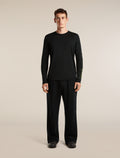 Men's Merino 150 Tech Lite Long Sleeve T Shirt IB Vertical Black - 3