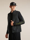 Men's Merino 150 Tech Lite Long Sleeve T Shirt IB Vertical Black - 5