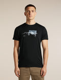 Men's Merino 150 Tech Lite Short Sleeve T Shirt Pure Altitude Black - 1