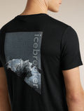 Men's Merino 150 Tech Lite Short Sleeve T Shirt Pure Altitude Black - 6