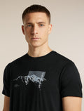 Men's Merino 150 Tech Lite Short Sleeve T Shirt Pure Altitude Black - 7