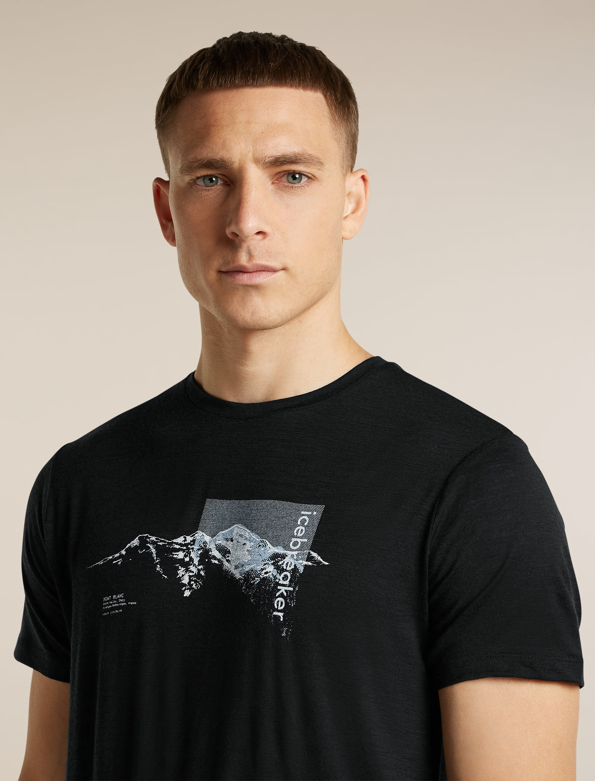 Men's Merino 150 Tech Lite Short Sleeve T Shirt Pure Altitude Black - 7
