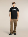 Men's Merino 150 Tech Lite Short Sleeve T Shirt Pure Altitude Black - 4