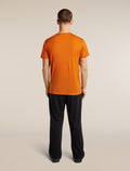 Men's Merino 150 Tech Lite Short Sleeve T Shirt 3D Mapping Spice - 7