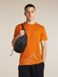 Men's Merino 150 Tech Lite Short Sleeve T Shirt 3D Mapping Spice - 5