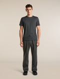 Men's Merino 150 Tech Lite Short Sleeve T Shirt 3D Mapping Obsidian - 3
