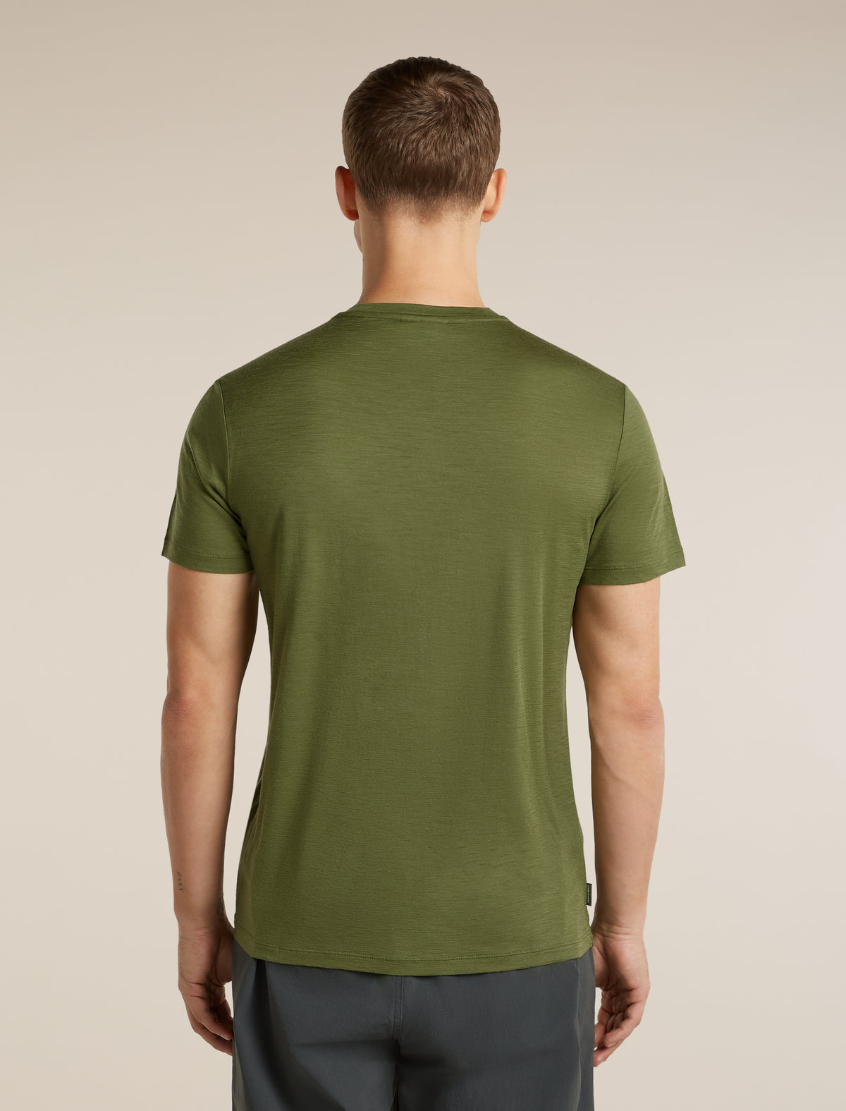 Men's Merino 150 Tech Lite Short Sleeve T Shirt 3D Mapping Sphagnum - 2