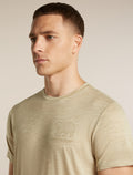 Men's Merino 150 Tech Lite Short Sleeve T Shirt Forest Footsteps Bay Heather - 6