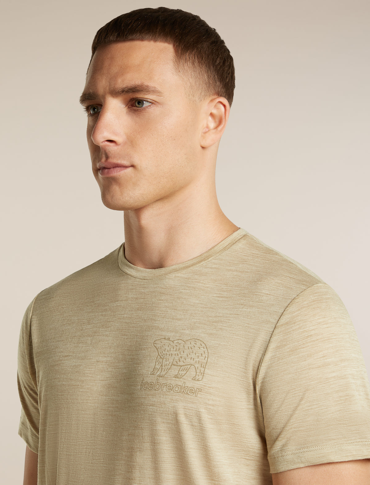 Men's Merino 150 Tech Lite Short Sleeve T Shirt Forest Footsteps Bay Heather - 6
