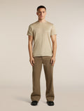 Men's Merino 150 Tech Lite Short Sleeve T Shirt Forest Footsteps Bay Heather - 3