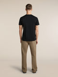 Men's Merino 150 Tech Lite Short Sleeve T Shirt IB Stitchline Black - 6