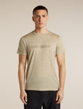 Men's Merino 150 Tech Lite Short Sleeve T Shirt IB Stitchline Bay Heather - 1