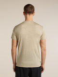 Men's Merino 150 Tech Lite Short Sleeve T Shirt IB Stitchline Bay Heather - 2