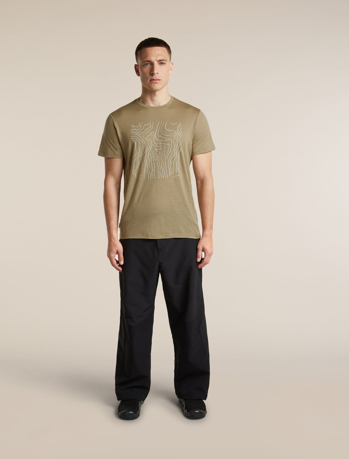Men's Merino 150 Tech Lite Short Sleeve T Shirt Great Heights Cumin - 3