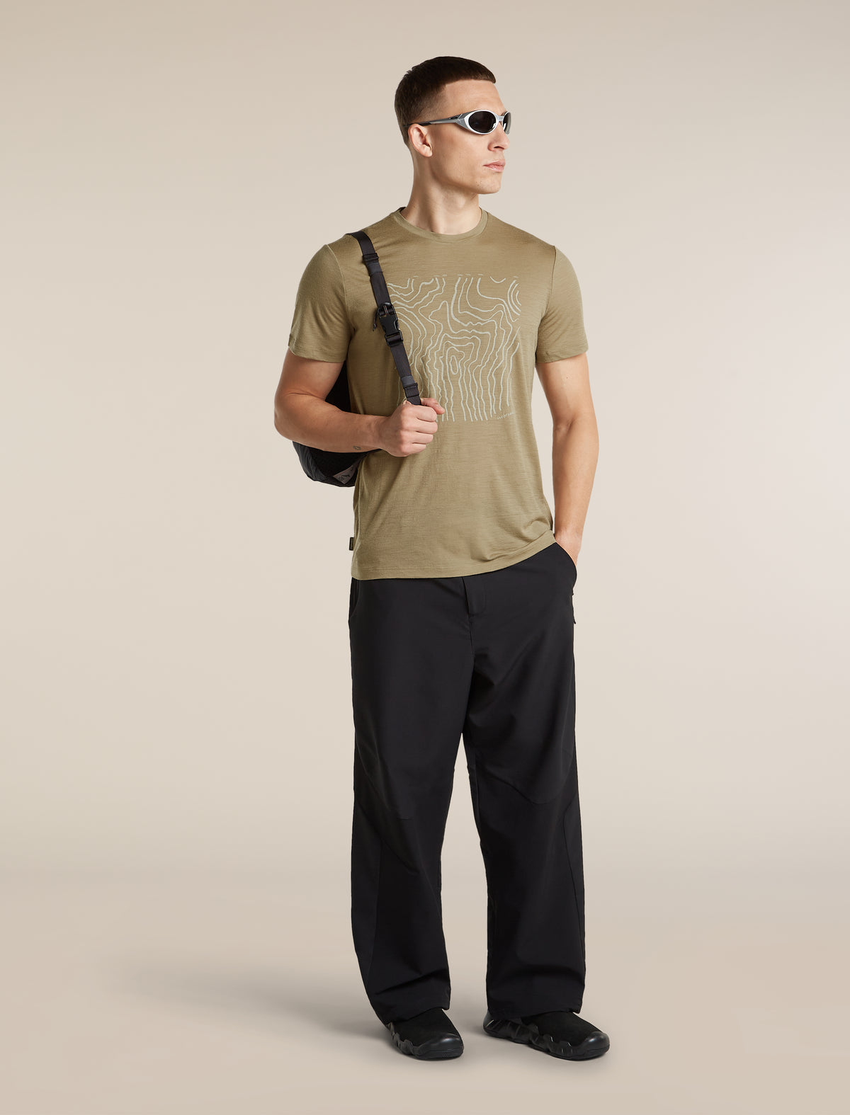 Men's Merino 150 Tech Lite Short Sleeve T Shirt Great Heights Cumin - 4