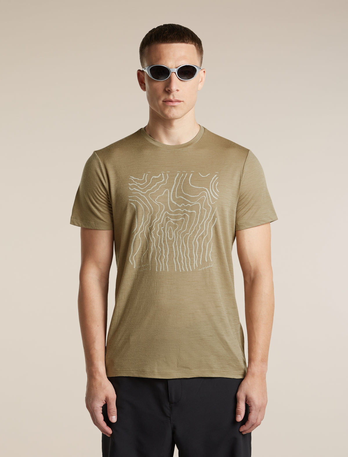 Men's Merino 150 Tech Lite Short Sleeve T Shirt Great Heights Cumin - 5