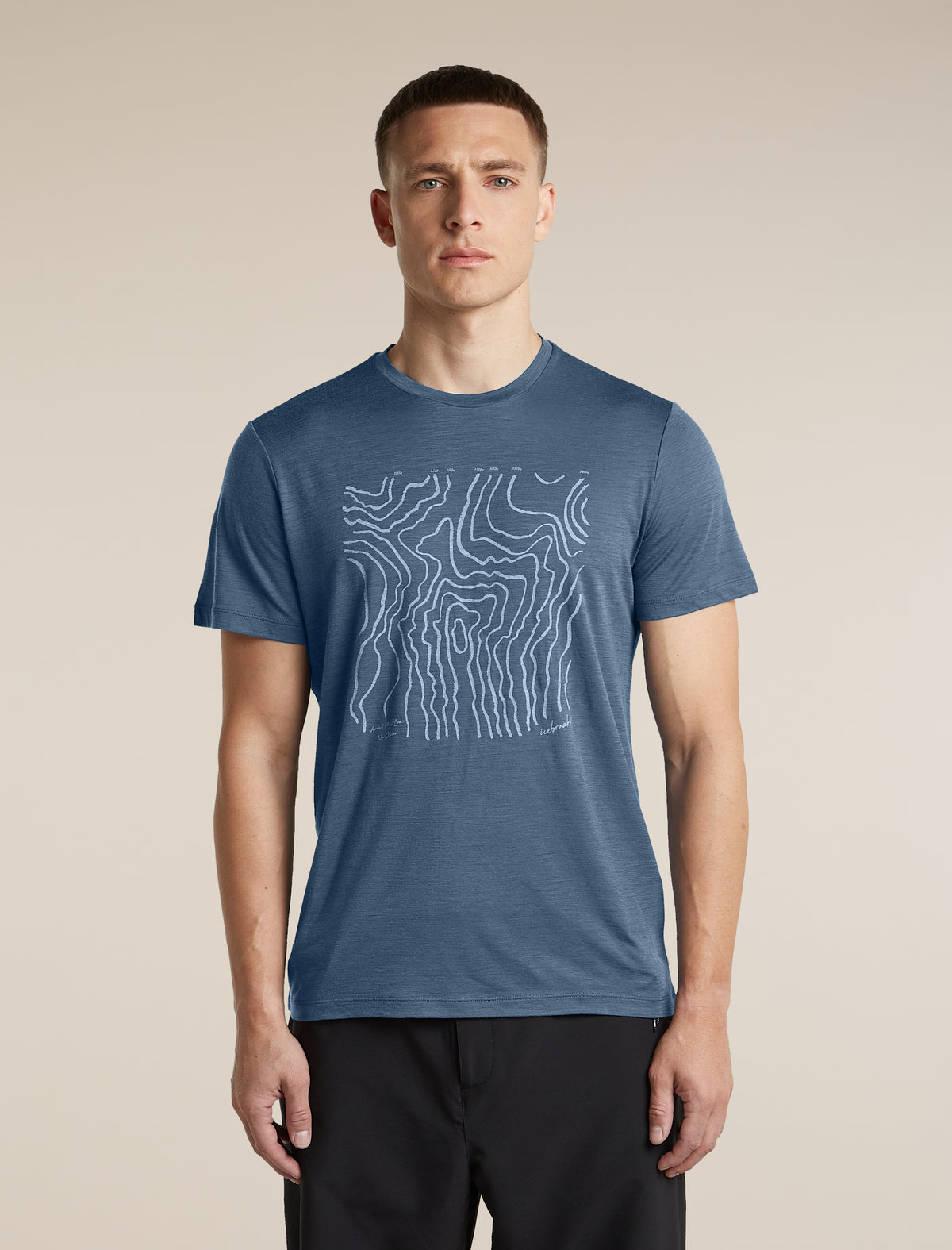 Men's Merino 150 Tech Lite Short Sleeve T Shirt Great Heights Dawn - 1